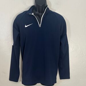 Nike Men's Dark Blue Fleece Performance Jacket